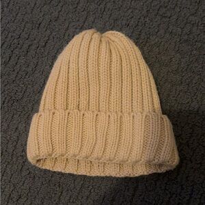 Warm Tan Knit Beanie